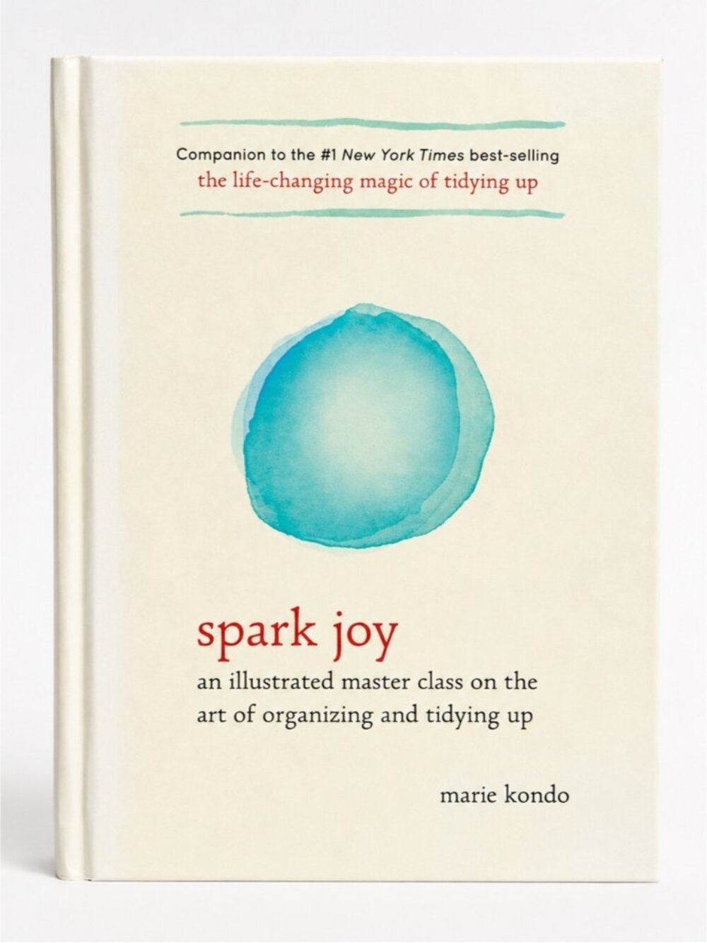 Marie Kondo Spark Joy Hardcover Book Decluttering Organizing KonMari